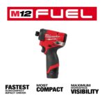 Milwaukee 3453-22 M12 FUEL 1/4" Hex Impact Driver Kit - Image 2