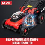 MZK 40V 16-Inch Brushless Cordless Push Lawn Mower 2-in-1 - Image 4