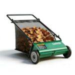 Garvee 21-Inch Push Lawn Sweeper – 4-Brush System, 3.5 cu.ft. Hopper