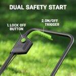 STEELITE 20V Cordless Lawn Mower & Trimmer Combo 13-Inch - Image 8