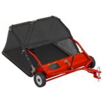 48" Tow-Behind Lawn Sweeper | 25.16 Cu. Ft. Leaf & Grass Collector - Image 7