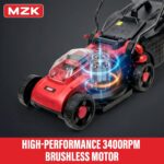 MZK 20V 13-Inch Brushless Cordless Electric Lawn Mower - Image 5