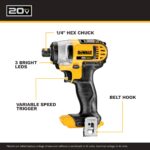 DEWALT 20V MAX Drill & Impact Driver Combo Kit 2 Batteries DCK240C2 - Image 4