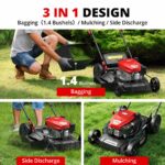 AMERISUN 21" Self-Propelled Gas Lawn Mower | 170cc OHV | 3-in-1 - Image 4