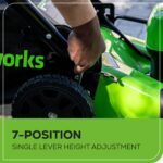 Greenworks 40V 21in Self-Propelled Lawn Mower | 5Ah Battery - Image 3