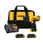 DEWALT 20V MAX Cordless Drill Driver 2-Speed 2 Batteries DCD771C2