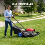 AMERISUN 21" Self-Propelled Gas Lawn Mower | 170cc OHV | 3-in-1 - Image 2