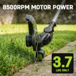 STEELITE 20V Cordless Lawn Mower & Trimmer Combo 13-Inch - Image 4