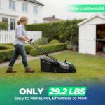 18" 20V Cordless Self-Propelled Lawn Mower | 2x5Ah | Brushless - Image 6