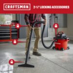 CRAFTSMAN 16-Gallon 6.5 Peak HP Wet/Dry Shop Vacuum (CMXEVBE17595) - Image 8